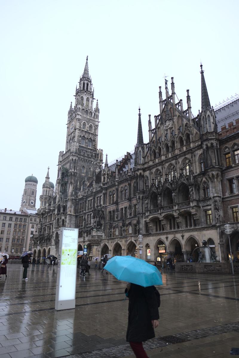 Rathaus-Glockenspiel in Marienplatz, Munich, Germany