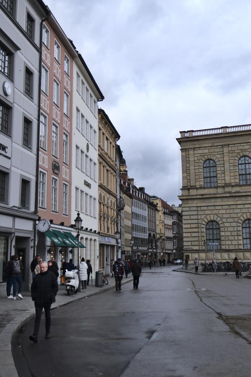 Munich Residenz exterior street views, Munich, Germany