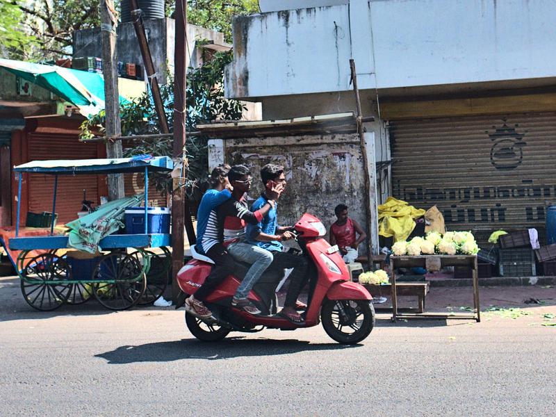 Somewhere on the road in Tamil Nadu, India