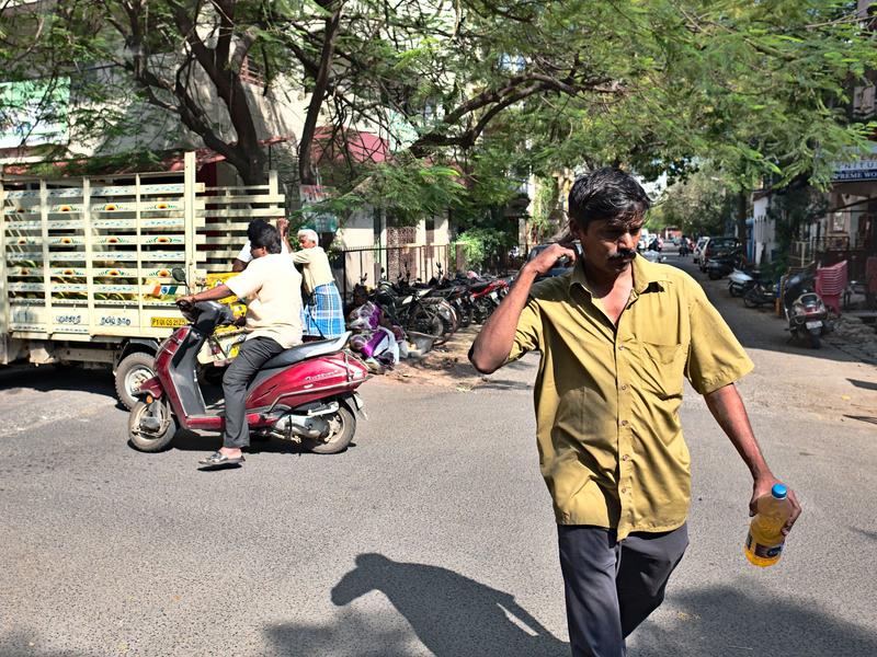 Somewhere on the road in Tamil Nadu, India