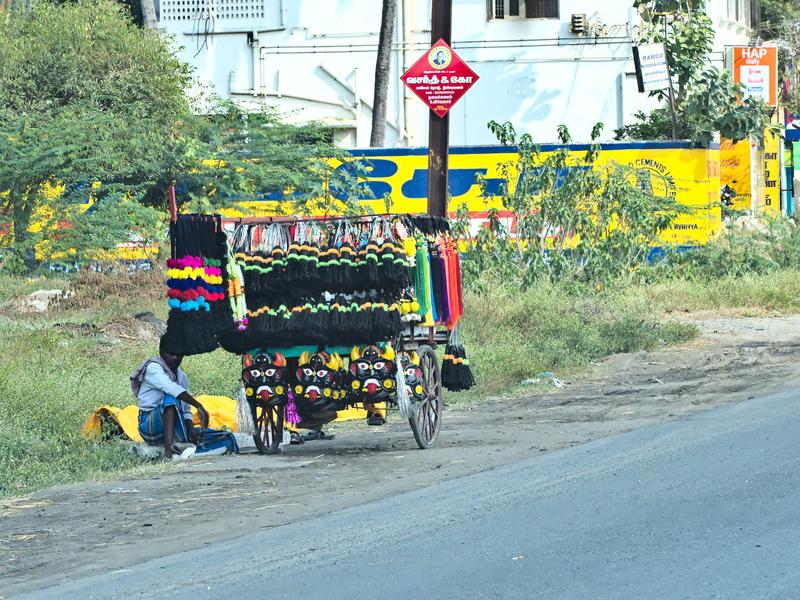 Somewhere on the road in Tamil Nadu, India