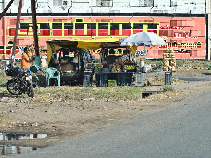 Somewhere on the road in Tamil Nadu, India