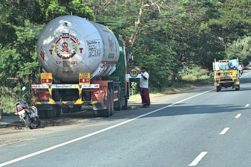 Somewhere on the road in Tamil Nadu, India