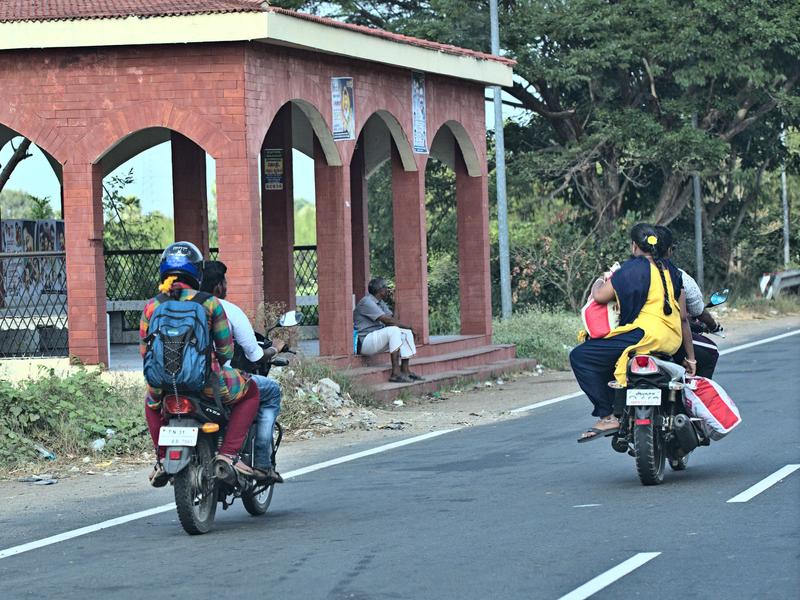 Somewhere on the road in Tamil Nadu, India