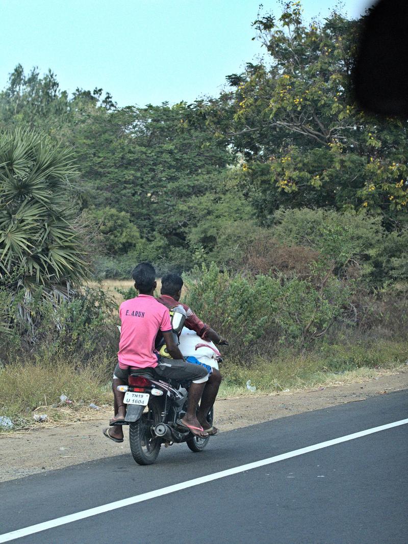 Somewhere on the road in Tamil Nadu, India