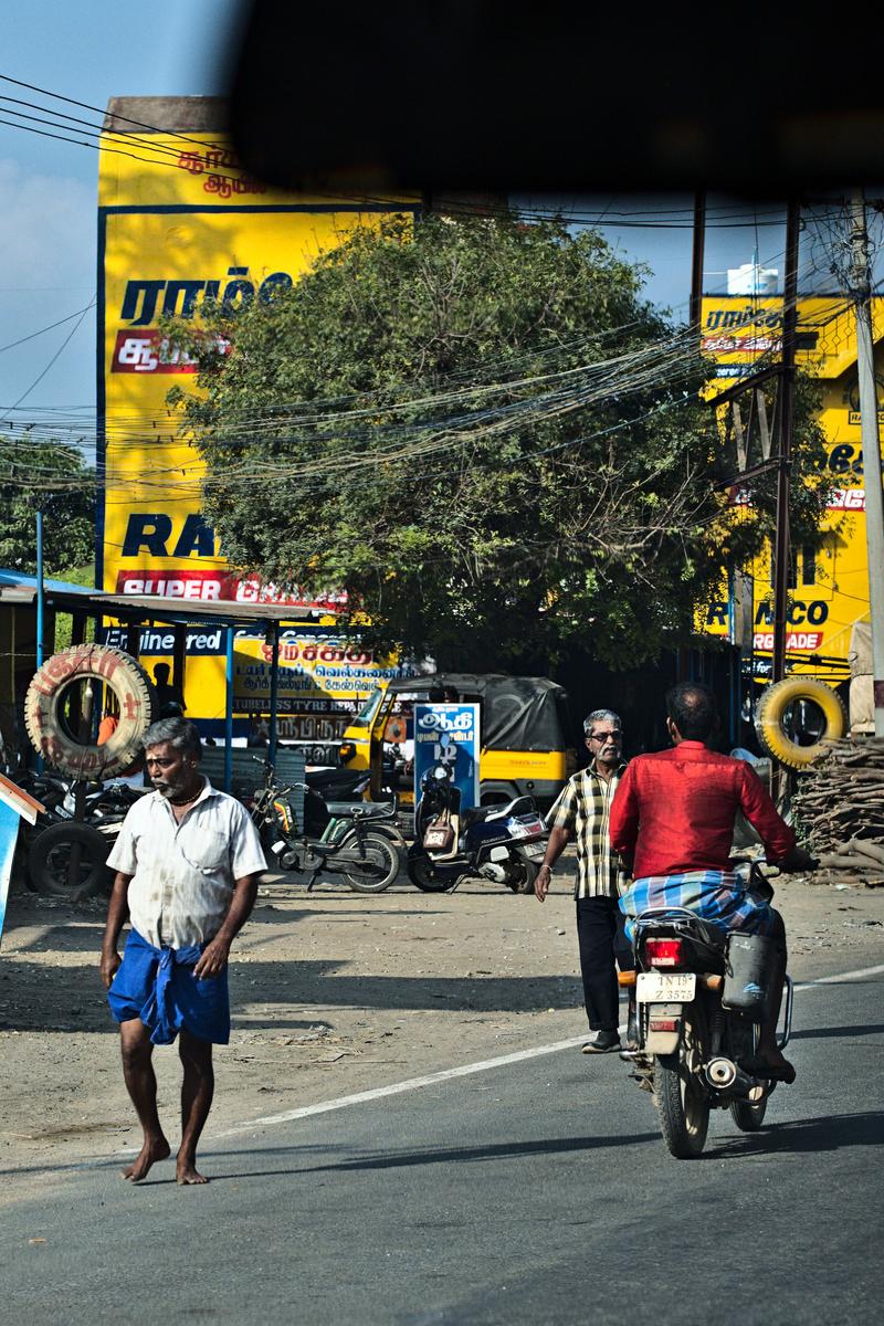 Somewhere on the road in Tamil Nadu, India