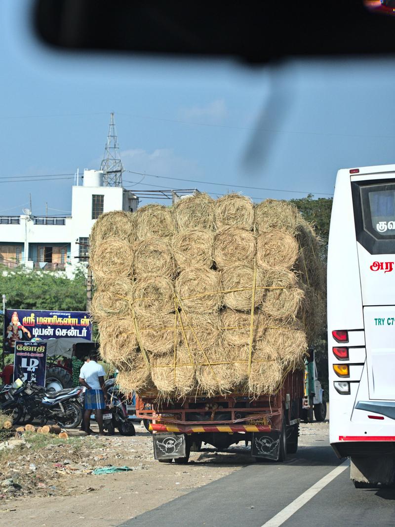 Somewhere on the road in Tamil Nadu, India