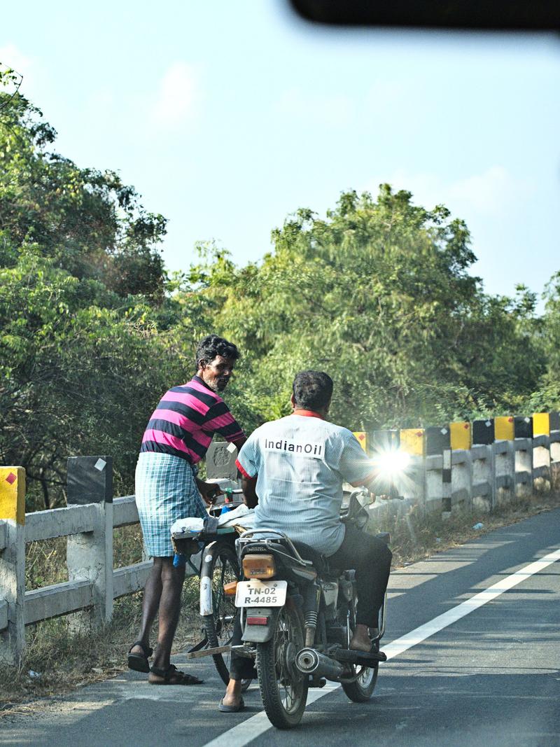 Somewhere on the road in Tamil Nadu, India