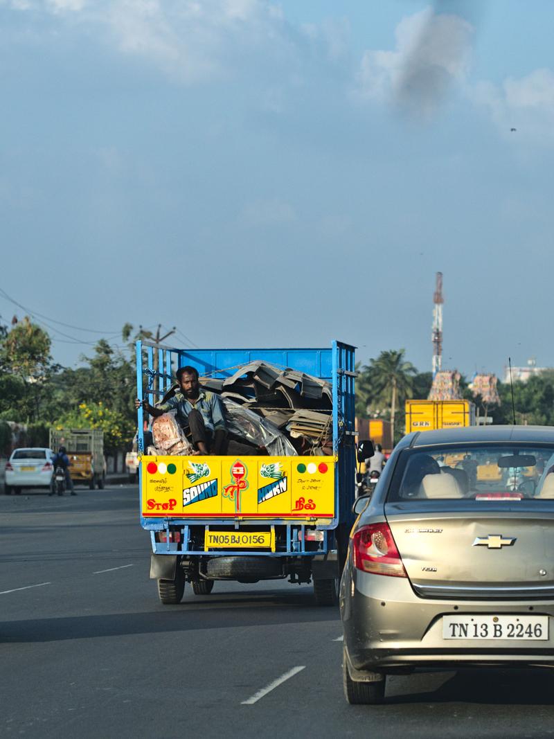 Somewhere on the road in Tamil Nadu, India