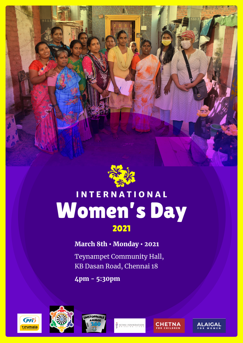 International Women's Day, 2021 Chennai, India