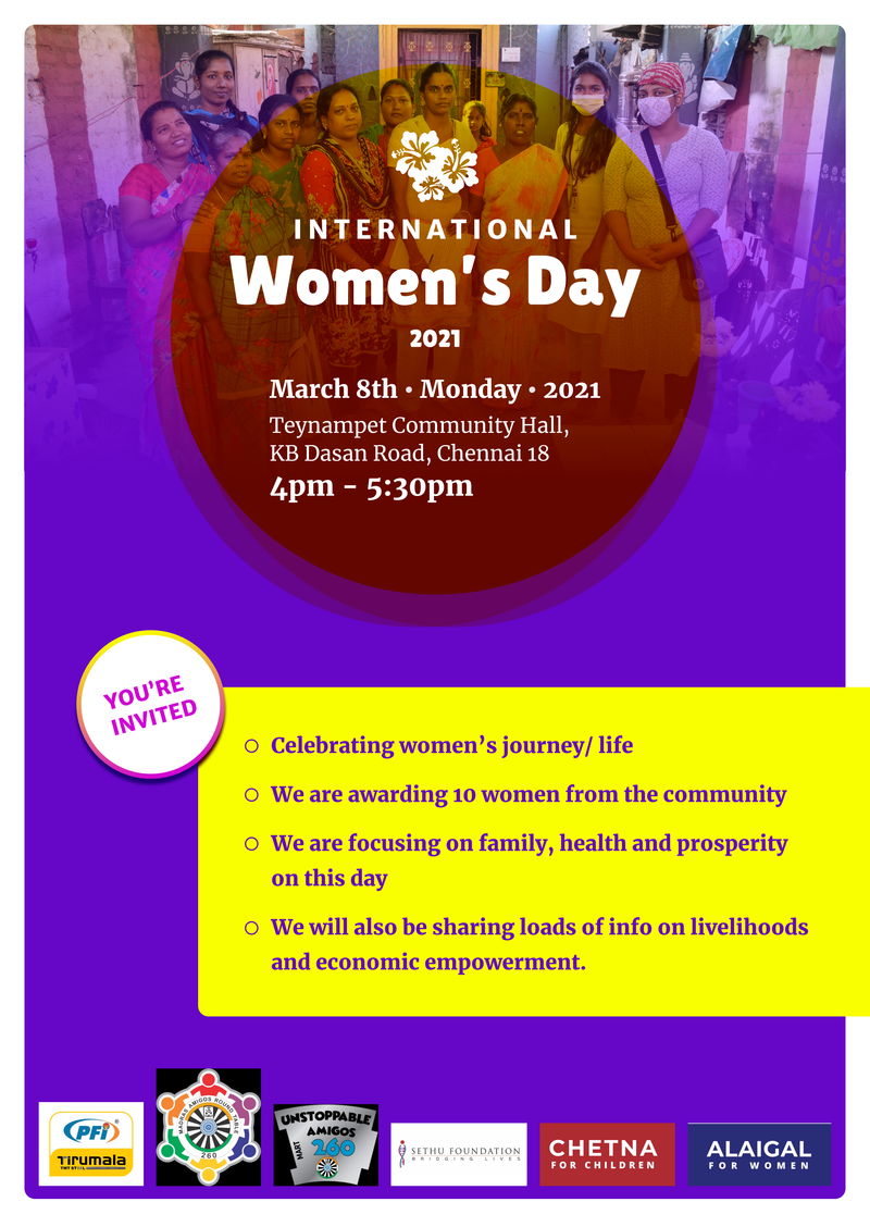 International Women's Day, 2021 Chennai, India