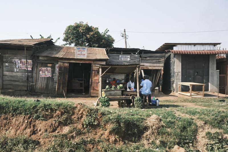 Fruit stand, Entebbe, Uganda