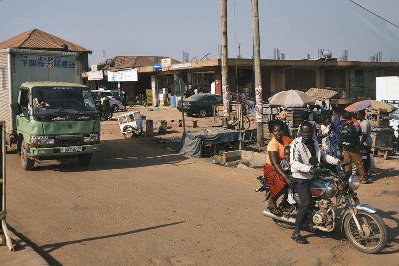 Traffic street view, Entebbe, Uganda