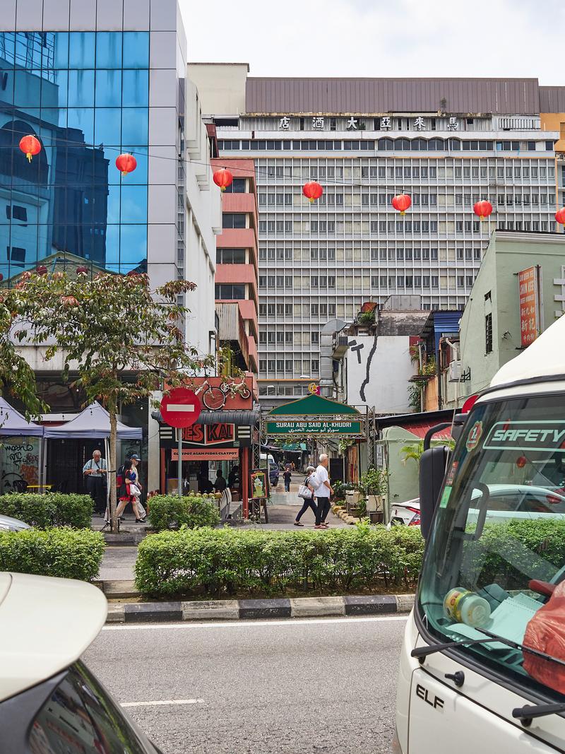 Street view, lanterns, Kuala Lumpur, Malaysia