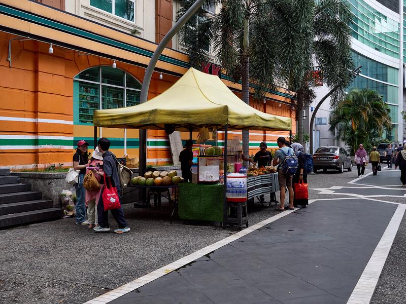 Fruit stall, city views, Kuala Lumpur, Malaysia