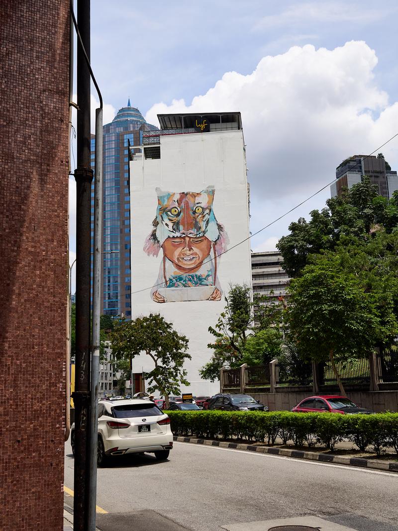 City views, street art, Kuala Lumpur, Malaysia