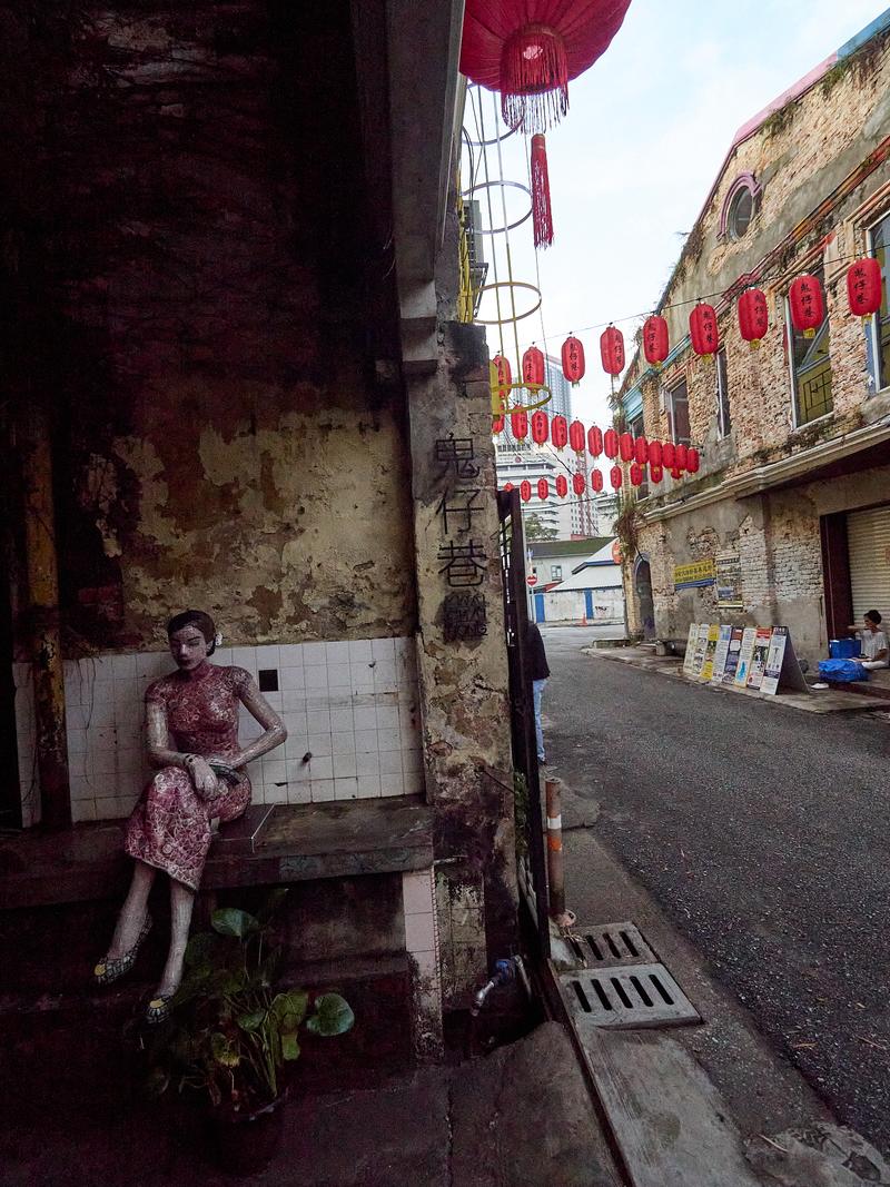 Kwai Chai Hong street art alley, Kuala Lumpur, Malaysia