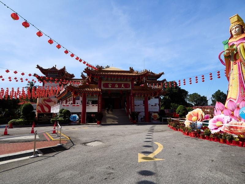 Thean Hou Temple, parking lot, Kuala Lumpur, Malaysia
