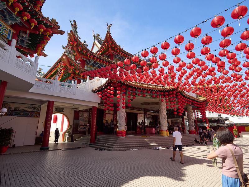 Thean Hou Temple, lanterns, Kuala Lumpur, Malaysia