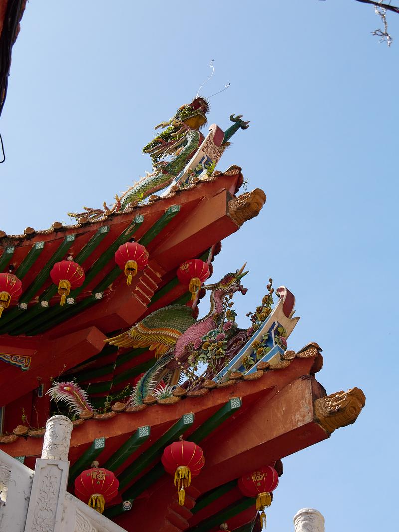 Thean Hou Temple, temple details - dragon, Kuala Lumpur, Malaysia