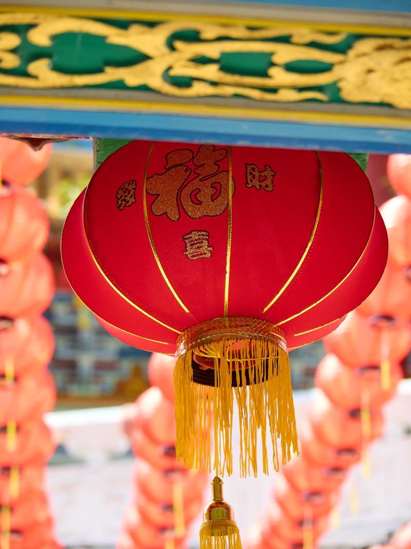 Thean Hou Temple, lantern detail, Kuala Lumpur, Malaysia