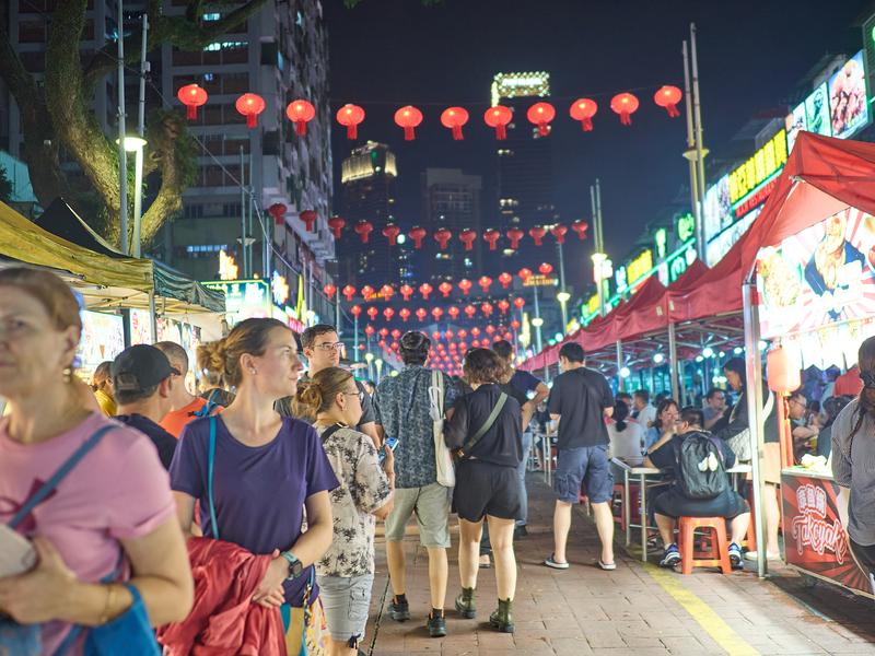 Night market, Kuala Lumpur, Malaysia