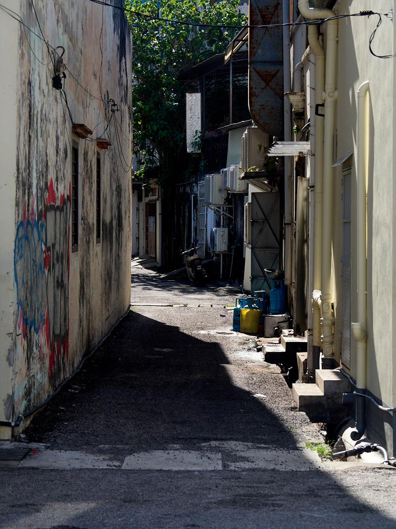 Look through alleyway, Penang, Malaysia