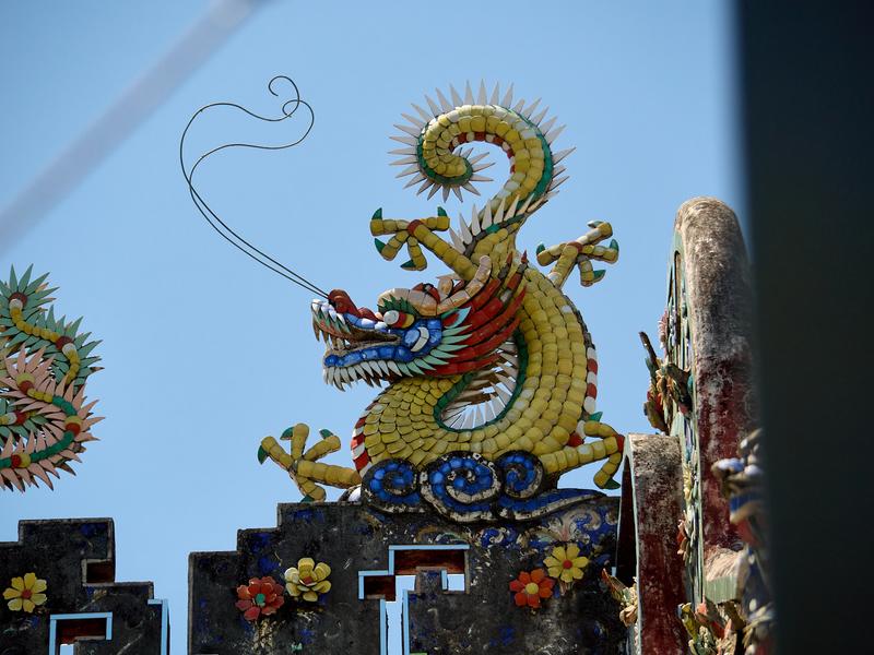 Temple details, Penang, Malaysia