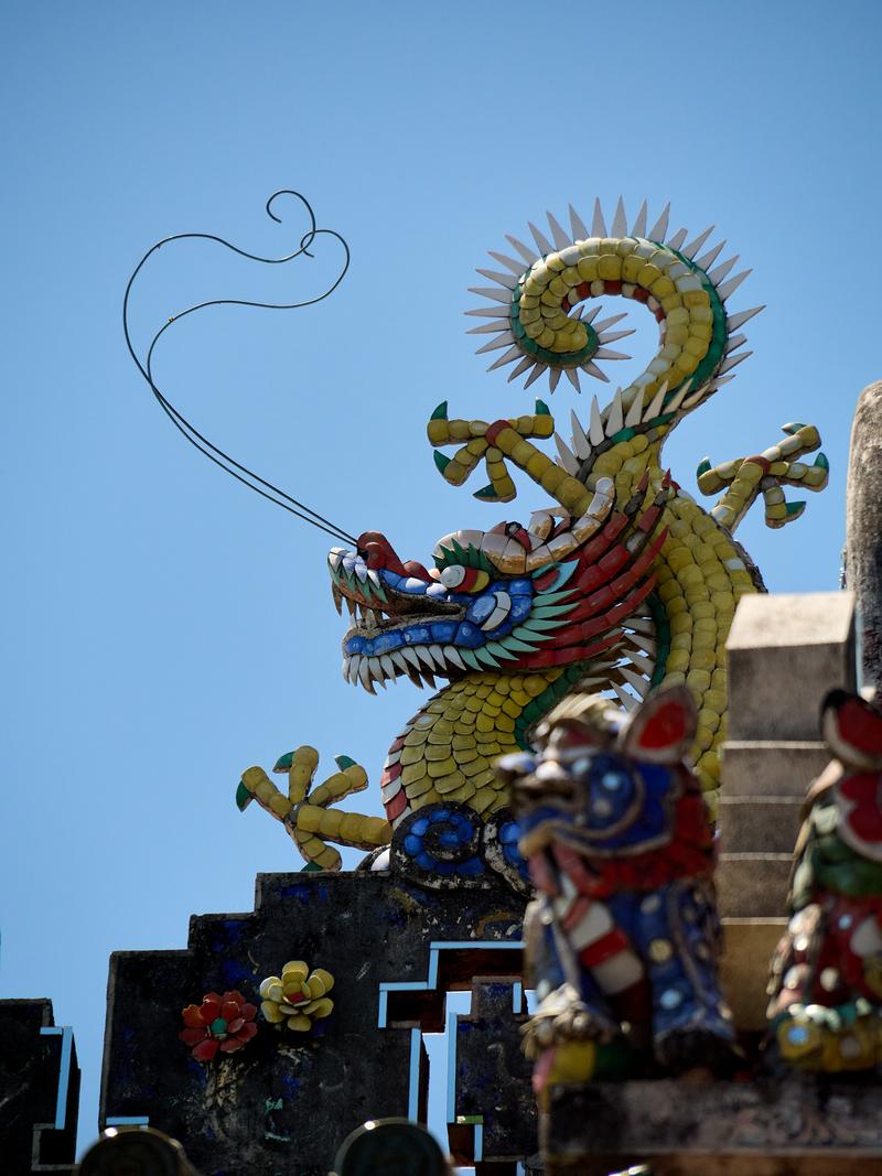 Temple details, Penang, Malaysia