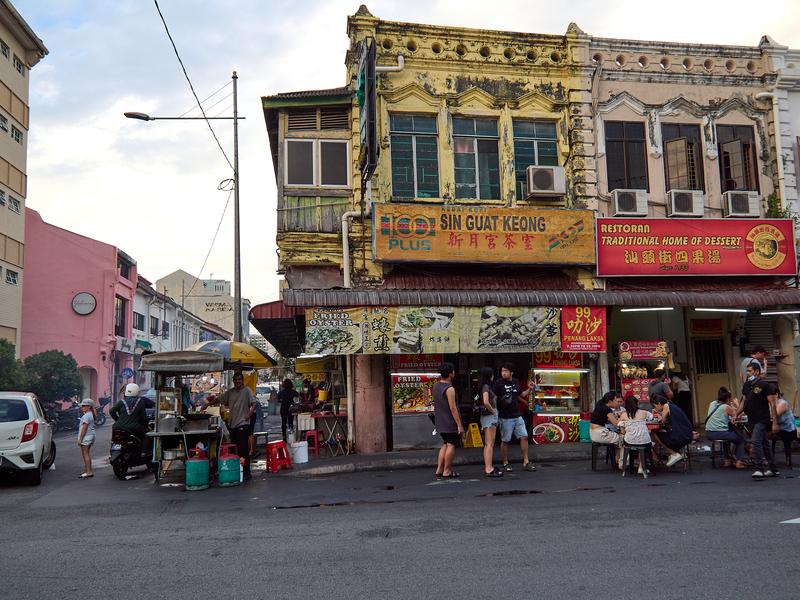 Street corner hawker, Penang, Malaysia