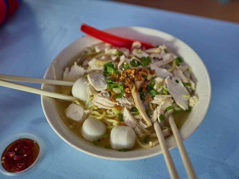 Super Star Koay Teow Soup hawker, Penang, Malaysia
