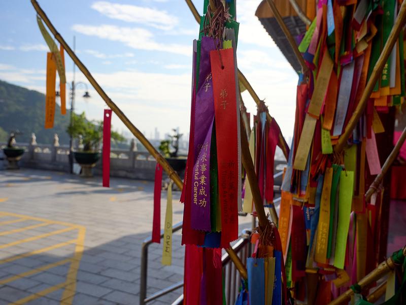 Making our wishes for the year, Kek Lok Si Temple, Penang, Malaysia