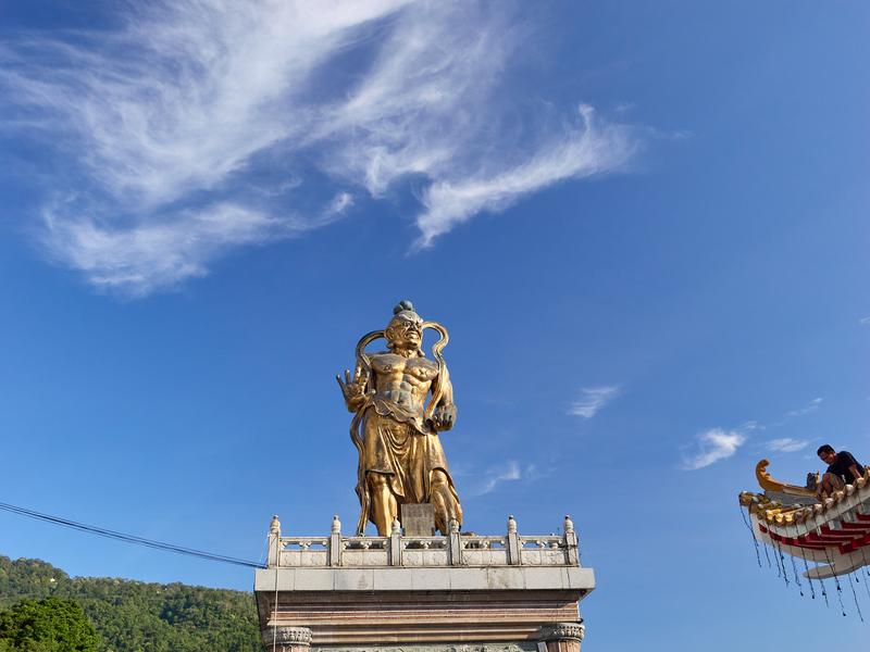 Heng or Ha, Dharma protector of Kuan Yin, Kek Lok Si Temple, Penang, Malaysia