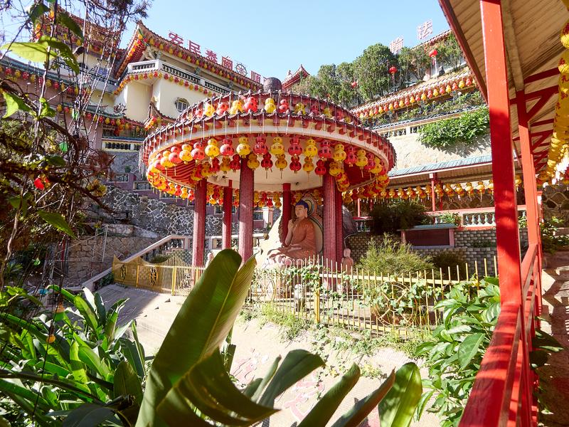 Buddah statue and surroundings, Kek Lok Si Temple, Penang, Malaysia