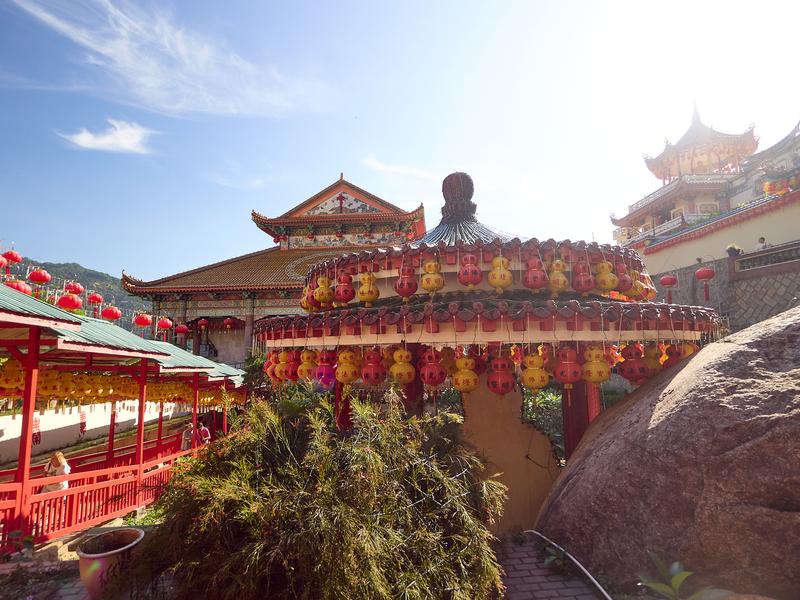 Lanterns and temple details, Kek Lok Si Temple, Penang, Malaysia