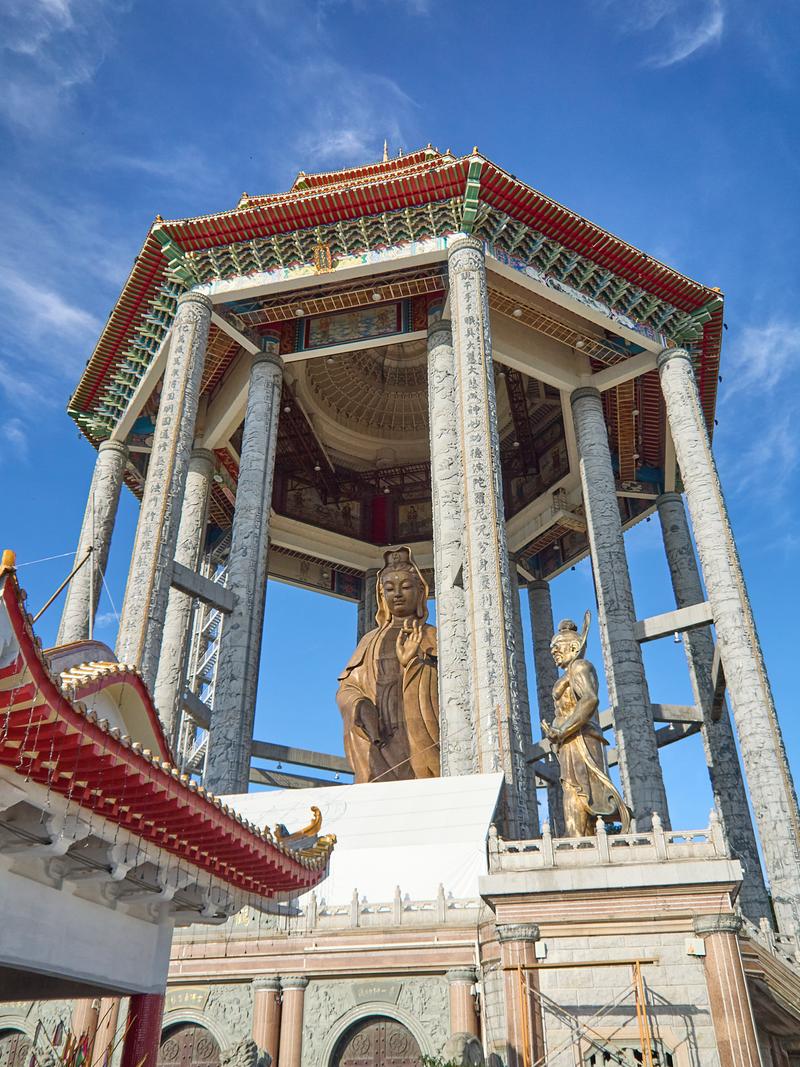 Heng or Ha, Dharma protector of Kuan Yin and Kuan Yin, Kek Lok Si Temple, Penang, Malaysia