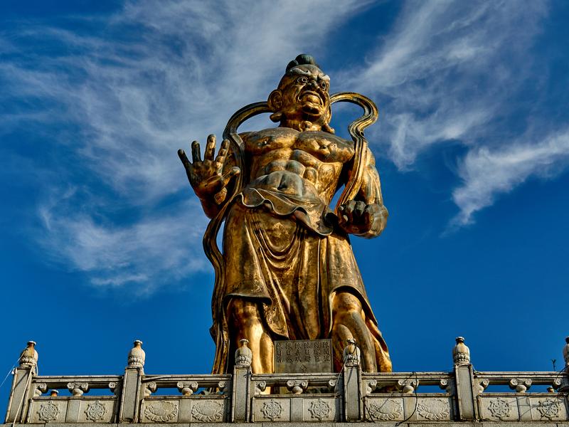 Heng or Ha, Dharma protector of Kuan Yin, Kek Lok Si Temple, Penang, Malaysia
