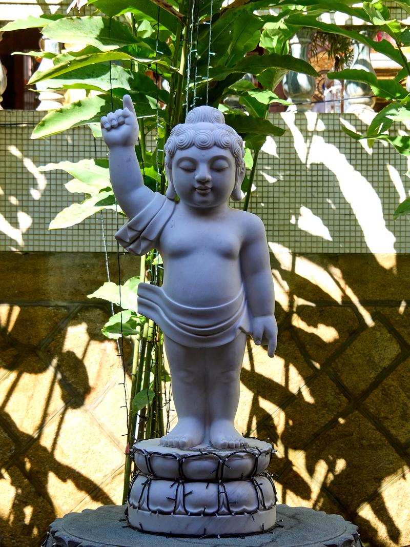 Baby buddah close-up, Kek Lok Si Temple, Penang, Malaysia