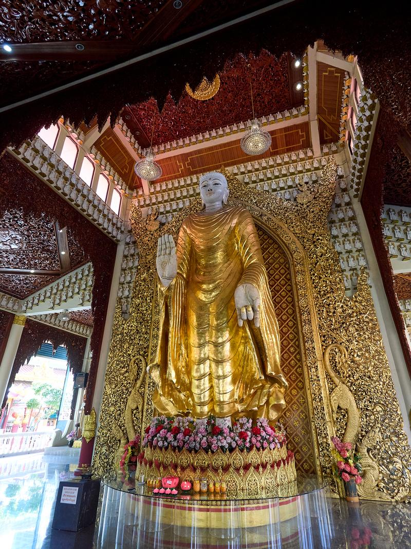 Buddah statue, Burmese Buddhist Temple, Penang, Malaysia