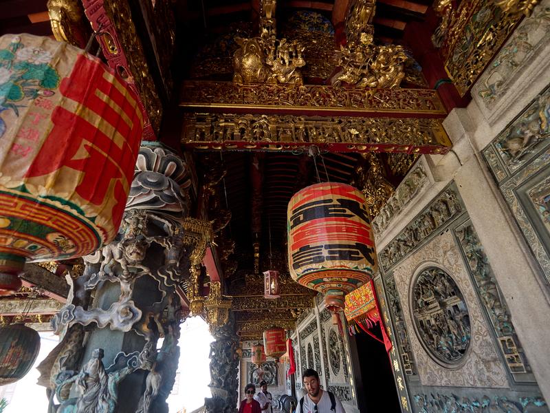 Interior of Leong San Tong Khoo Kongsi Clan house, Penang, Malaysia