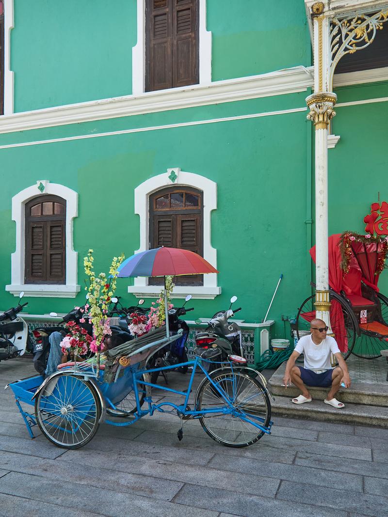 Exterior of the Green Mansion, Penang, Malaysia