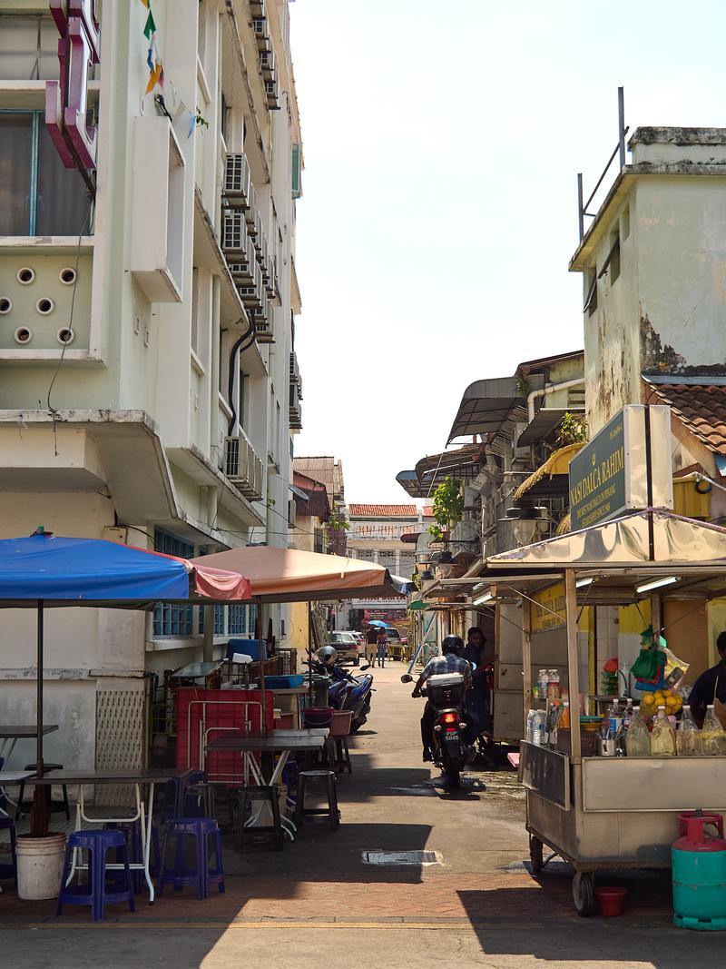 Plenty of room for a motorcycle, Penang, Malaysia