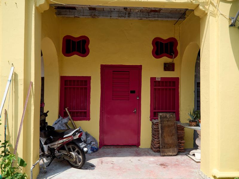 Another colorful house front, Penang, Malaysia