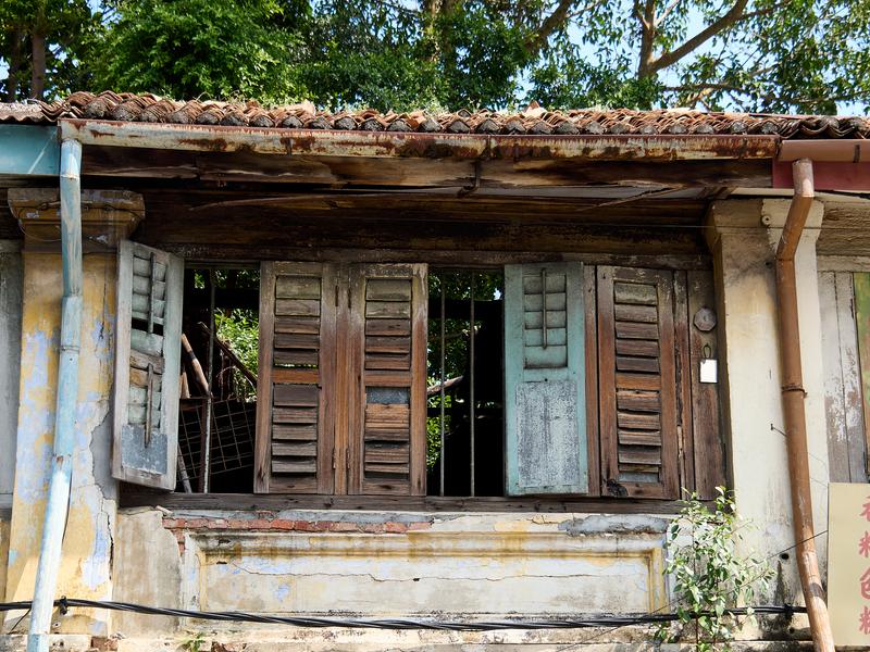 Another weathered and textured building, Penang, Malaysia